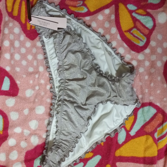 Victoria S Secret Swim Victorias Secret Bikini Bottom Shimmer